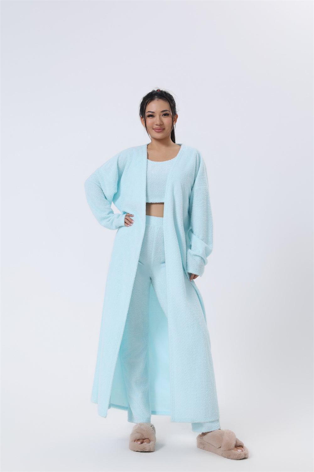 Women’s 3-Piece Cozy Pajama Lounge Set