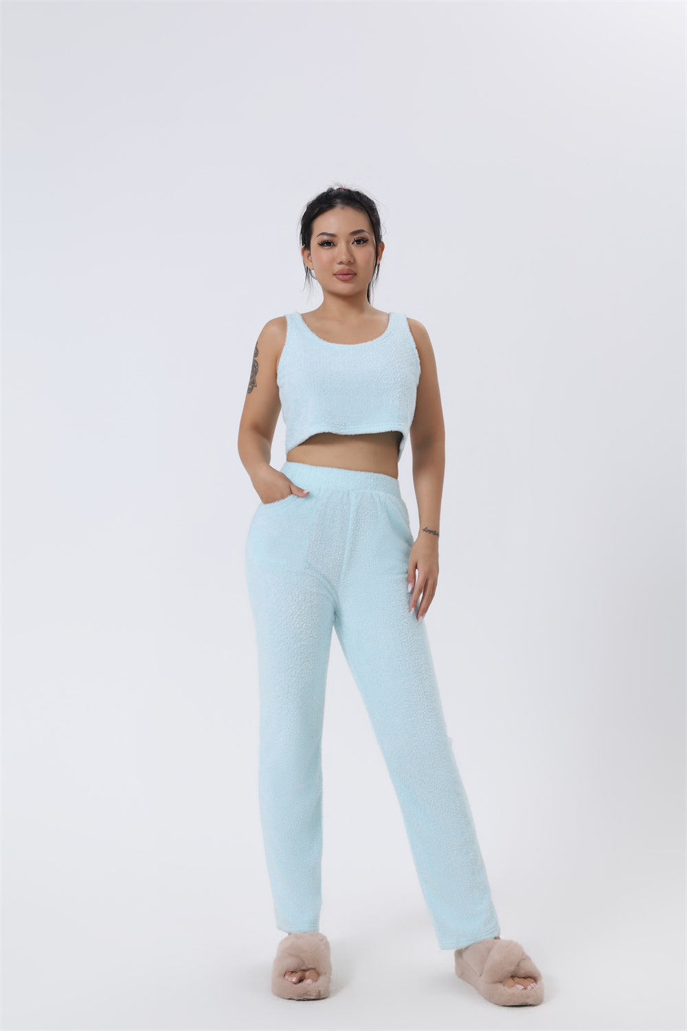 Women’s 3-Piece Cozy Pajama Lounge Set