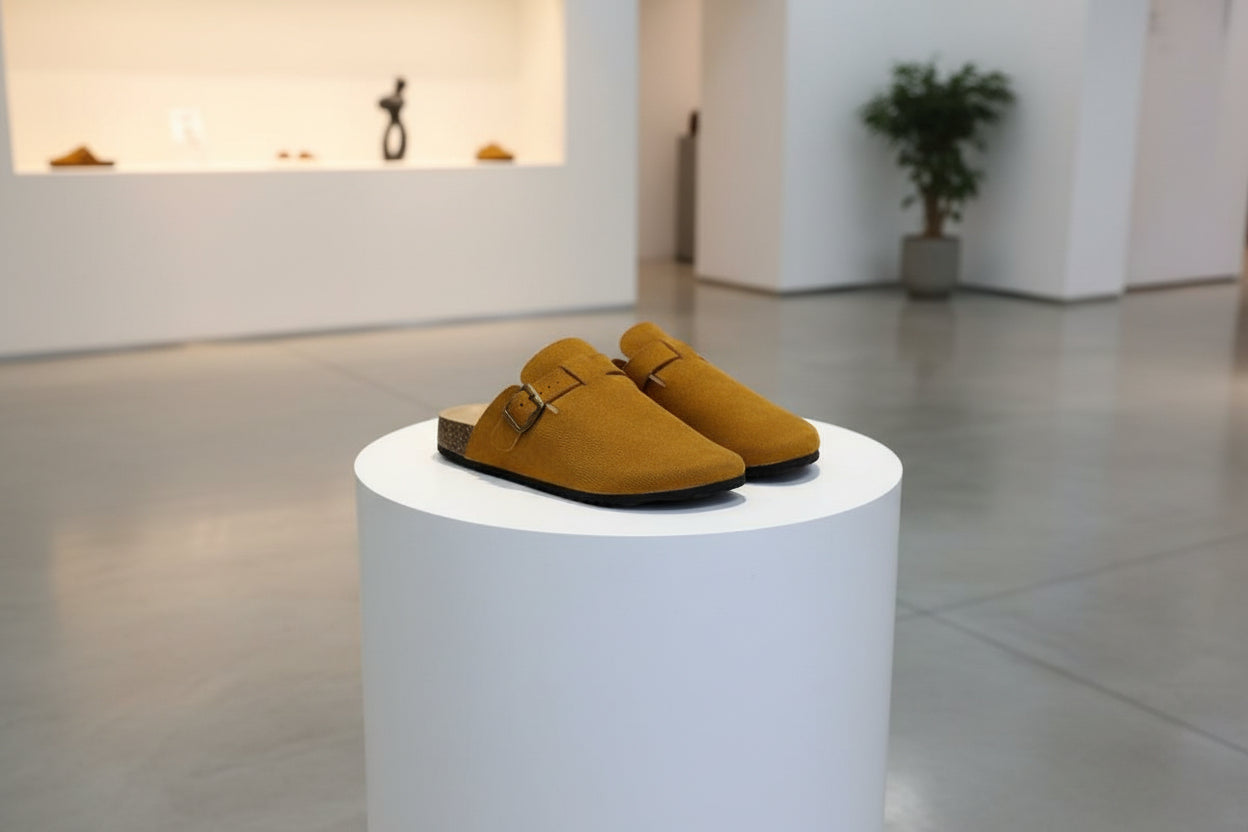 Buckle Clog Slides (Unisex) | Comfortable Indoor-Outdoor Footwear