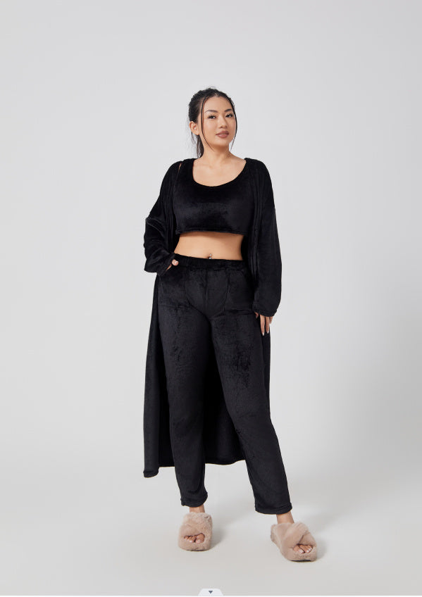 Women’s 3-Piece Cozy Pajama Lounge Set