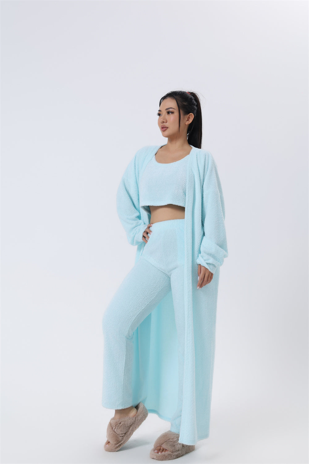Women’s 3-Piece Cozy Pajama Lounge Set