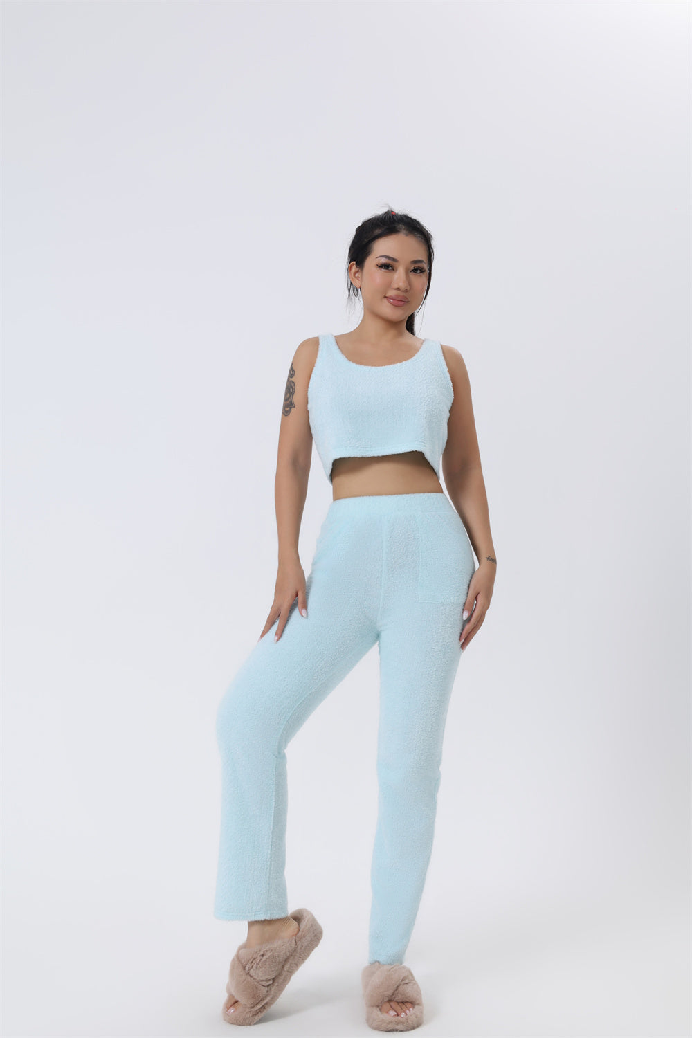 Women’s 3-Piece Cozy Pajama Lounge Set